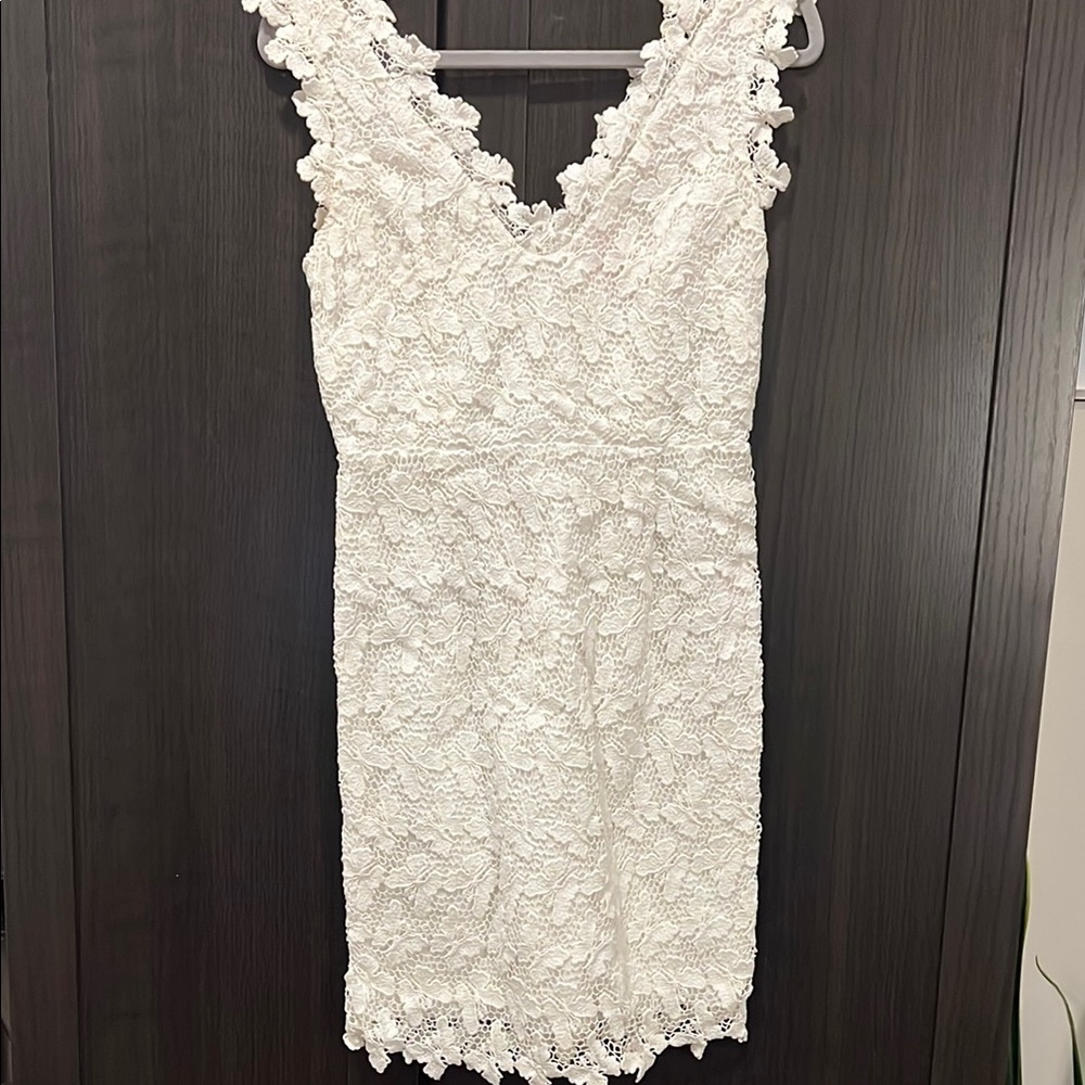 Lily Pulitzer White Lace Dress